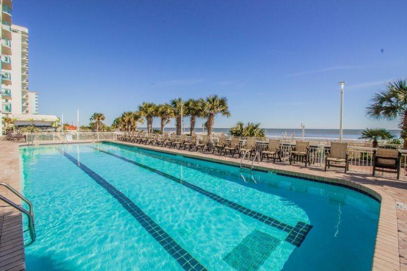 Spectacular Ocean Front Real 1 Bedroom Condo, 2 Ba Миртл-Бич Экстерьер фото