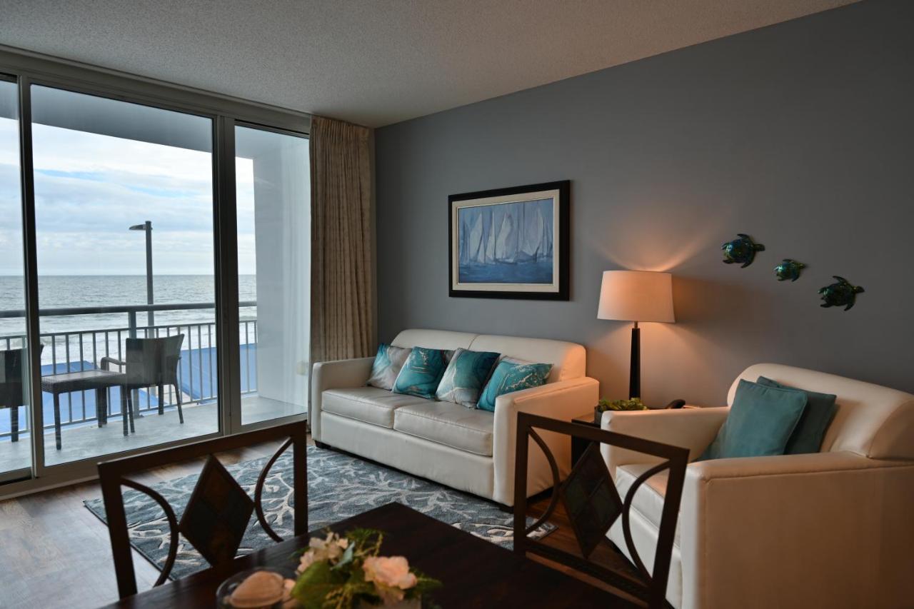 Spectacular Ocean Front Real 1 Bedroom Condo, 2 Ba Миртл-Бич Экстерьер фото