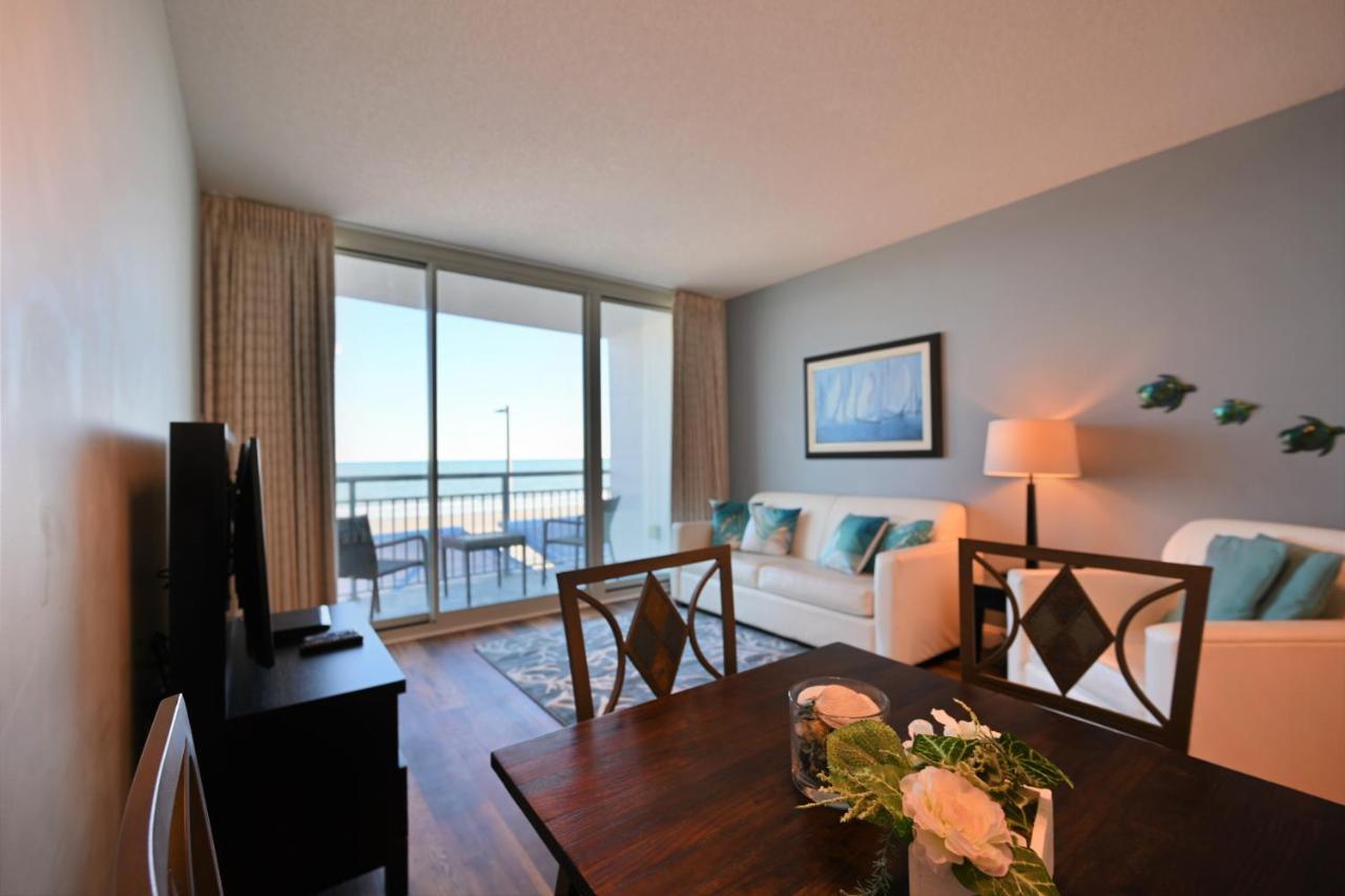 Spectacular Ocean Front Real 1 Bedroom Condo, 2 Ba Миртл-Бич Экстерьер фото